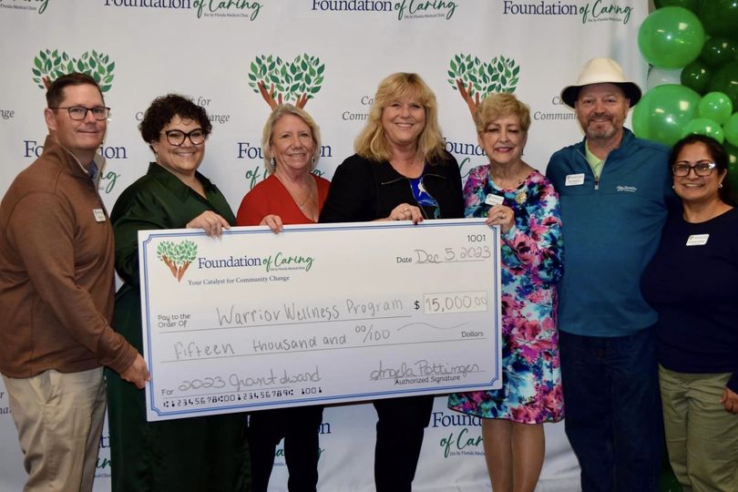 Warrior Wellness Program receives $15,000 grant from Foundation of Caring