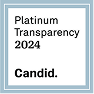 Candid Platinum Seal of Transparency 2024 badge